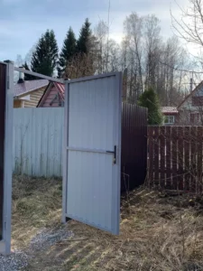Калитка, цвет белый